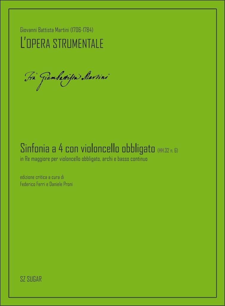 Sinfonia a 4 con violoncello obbligato(HH.32 n. 6)